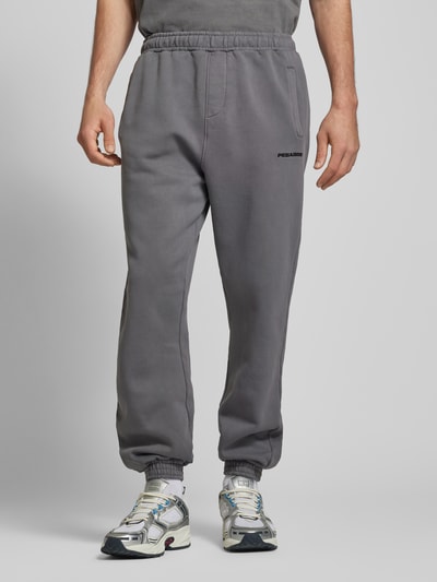 Pegador Relaxed Fit Sweatpants mit Label-Stitching Black 4