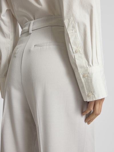 Christian Berg Woman Pantalon met achterzakken Lichtgrijs gemêleerd - 3