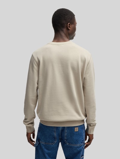 BOSS Orange Regular Fit Sweatshirt aus reiner Baumwolle Modell 'Westart' Sand 5