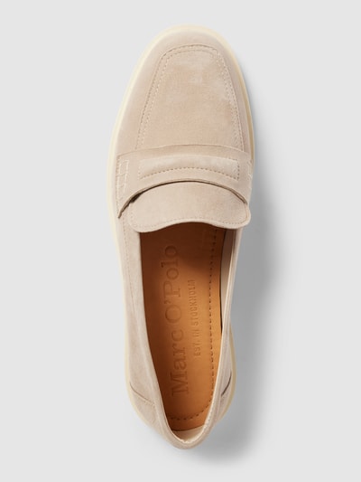 Marc O'Polo Lederloafer mit Schaftbrücke Modell 'Silke' Sand 4