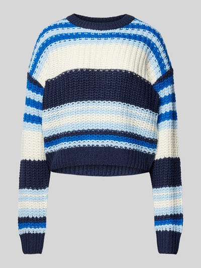 Noisy May Strickpullover mit überschnittenen Schultern Modell 'CHARLIE' Hellblau 2