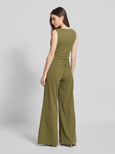 Vera Mont Jumpsuit mit Bindegürtel Gruen 5