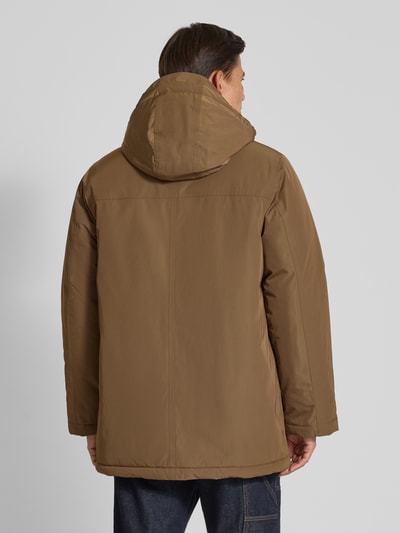 Les Deux Parka mit Stehkragen Modell 'Darius' Dunkelbraun 5