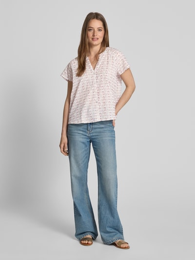 Christian Berg Woman Hemdbluse mit Knopfleiste Offwhite 1