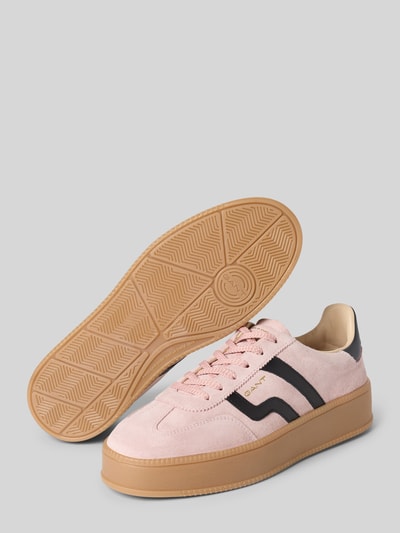 Gant Sneakersy skórzane z podeszwą na platformie model ‘Cuzmani’ Jasnoróżowy 4