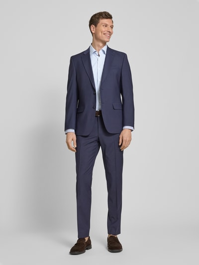 BOSS Slim Fit Business-Hemd mit Kentkragen Modell 'Hank' Bleu 1