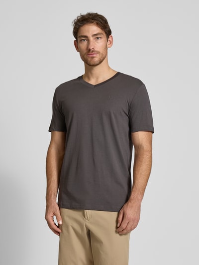 Tom Tailor Denim Regular Fit T-Shirt aus reiner Baumwolle Graphit 4