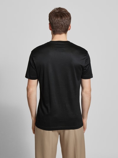 Emporio Armani T-Shirt aus Lyocell-Mix Black 5