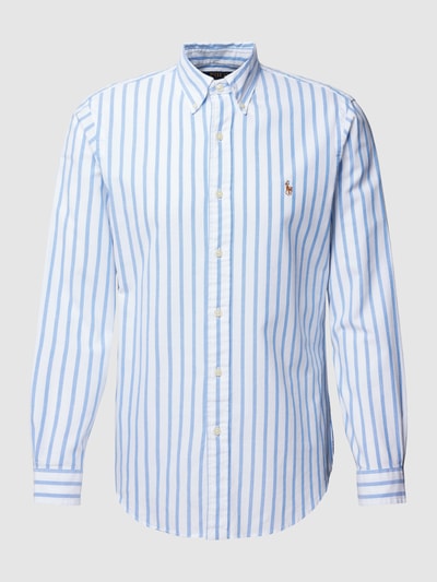 Polo Ralph Lauren Slim Fit Freizeithemd mit Streifenmuster Bleu 2