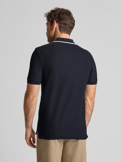 Christian Berg Men Regular Fit Poloshirt aus reiner Baumwolle Marine 5