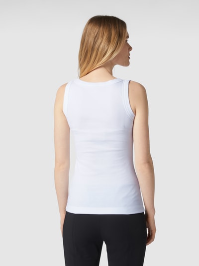 Marc Cain Tanktop in Feinripp-Optik Weiss 5