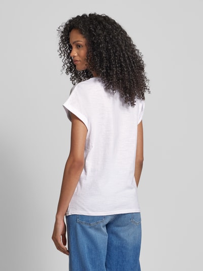Soyaconcept T-shirt z nadrukiem z motywem i napisem model ‘BABETTE’ Biały 5