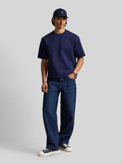 Polo Ralph Lauren t-shirt o kroju loose fit z mieszanki bawełny Granatowy 1
