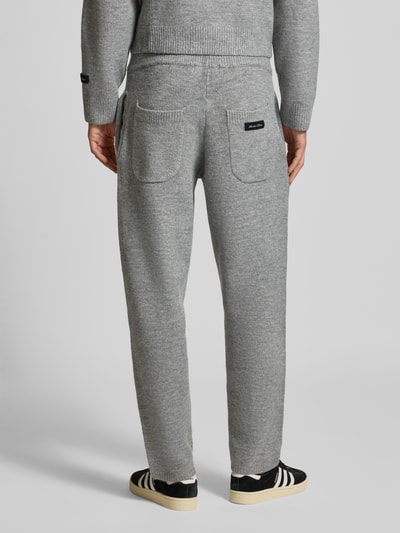 ANOTHER COTTON LAB Sweatpants mit elastischem Bund Hellgrau Melange 5