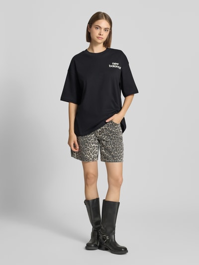 New Balance Relaxed Fit T-Shirt mit Label-Print Modell 'INTELLIGENT' Black 1