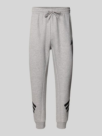 adidas Sportswear Slim Fit Sweathose mit Logo-Print Mittelgrau 2
