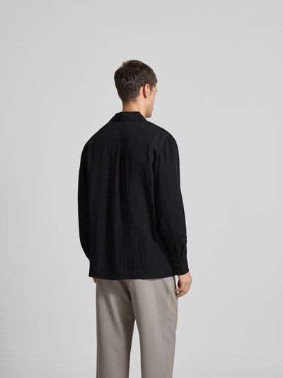 WON HUNDRED Freizeithemd mit Kentkragen Black 5