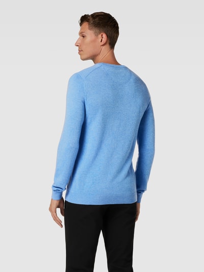 MCNEAL Strickpullover in melierter Optik Blau Melange 5