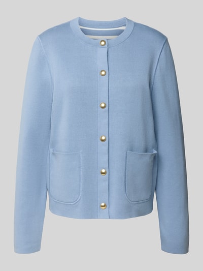 Tommy Hilfiger Regular Fit Wende-Cardigan aus Baumwoll-Mix Hellblau 2