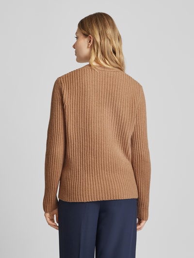 (The Mercer) N.Y. Gebreide pullover van kasjmier met boothals Camel gemêleerd - 5