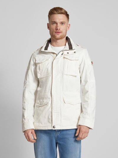 Wellensteyn Funktionsjacke in unifarbenem Design Modell 'COLONEL' Weiss 4