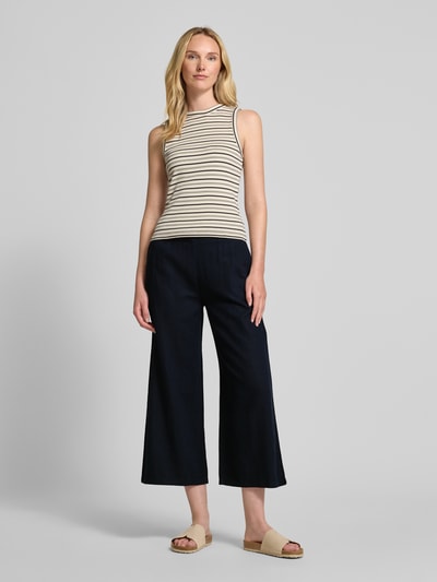 Christian Berg Woman Culotte met elastische band en tunnelkoord Donkerblauw - 1