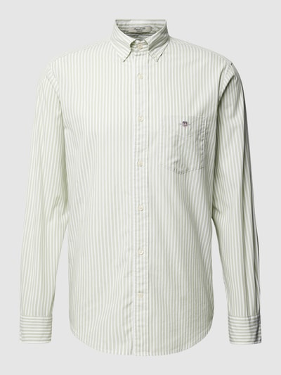 Gant Regular Fit Freizeithemd Modell 'POPLIN' Hellgruen 2