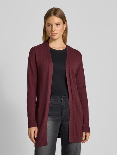 B.Young Cardigan met ribboorden, model 'NONINA' Bordeaux - 4