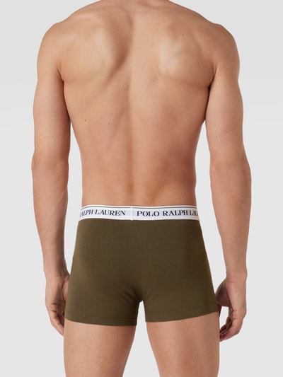 Polo Ralph Lauren Underwear Boxershort met labeldetails in een set van 3 stuks Olijfgroen - 4