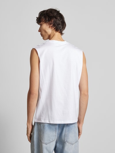 Jack & Jones Tanktop mit Label-Print Modell 'VESTERBRO' Weiss 5