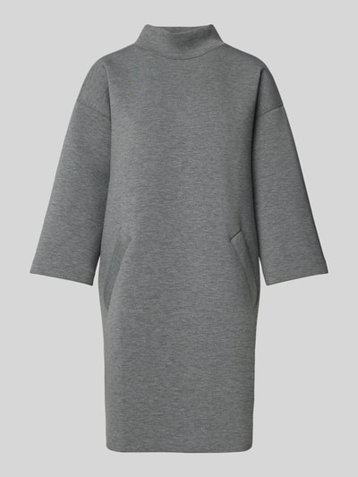 JOOP! Knielange jurk met opstaande kraag en steekzakken Middengrijs - 2