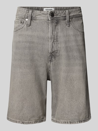 Jack & Jones Loose Fit Jeansshorts im 5-Pocket-Design Modell 'TONY' Hellgrau 2