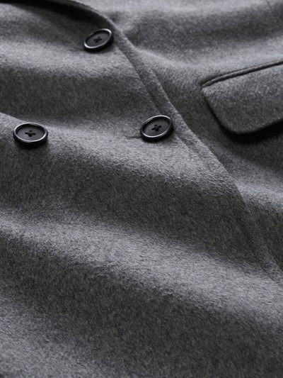 Tom Tailor Denim płaszcz o kroju regular fit z kołnierzem z połami Ciemnoszary 6