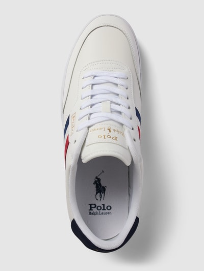 Polo Ralph Lauren Sneakersy z detalami z logo model ‘COURT’ Biały 4