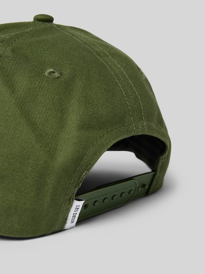 Les Deux Basecap mit Label-Stitching Gruen 3