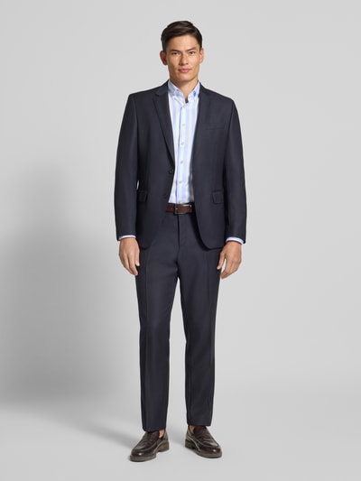 OLYMP SIGNATURE SLIM FIT Slim fit vrijetijdsoverhemd met button-downkraag, model 'Sergio' Bleu - 1