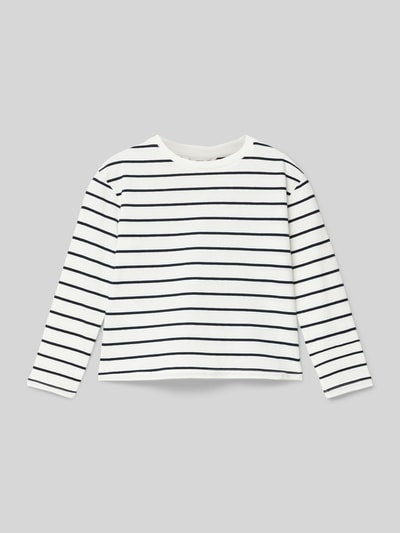 Mango Longsleeve aus reiner Baumwolle Ecru 1