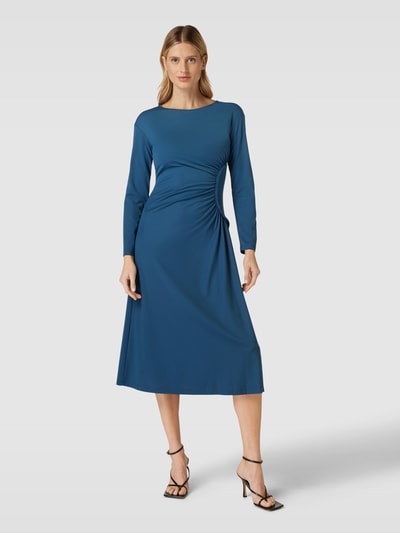 Weekend Max Mara Midi-jurk met ronde hals, model 'ROMANIA' Petrol - 4