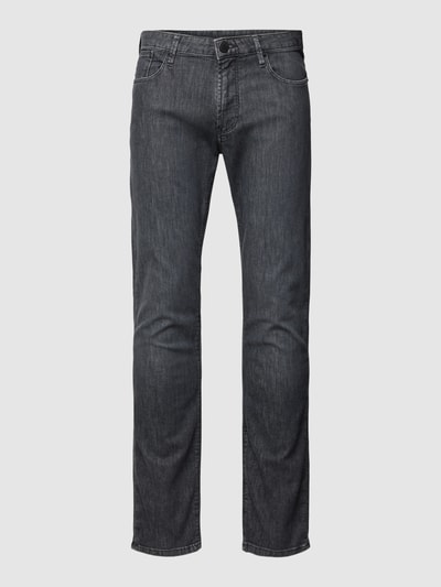 Emporio Armani Slim Fit Jeans im 5-Pocket-Design Hellgrau 2