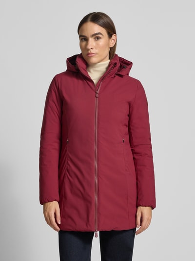 SAVE THE DUCK Parka mit gefüttertem Stehkragen Modell 'Rachel' Bordeaux 4