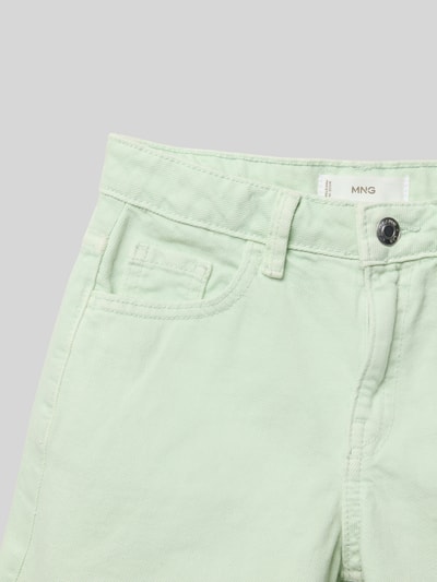 Mango Regular Fit Jeansshorts im 5-Pocket-Design Modell 'grace' Mint 2
