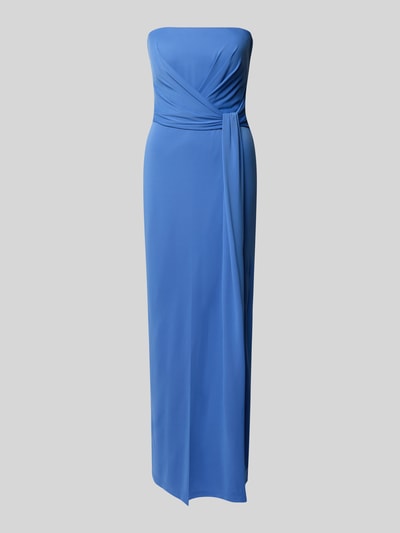 Lauren Ralph Lauren Abendkleid mit Beinschlitz Modell 'ESTILA' Blau 2