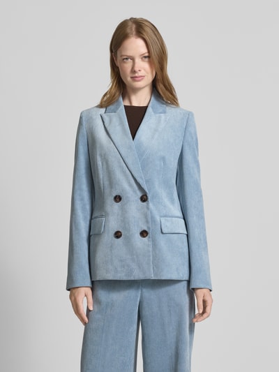 Christian Berg Woman Selection Blazer mit Strukturmuster Hellblau 4