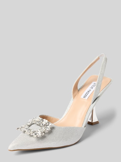 Steve Madden Pumps mit Ziersteinbesatz Modell 'NEALA' Silber 1