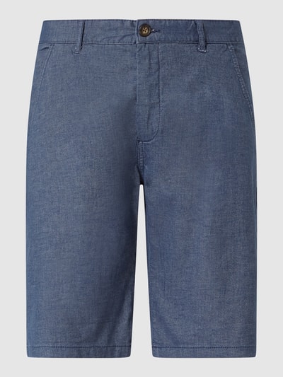 Redefined Rebel Korte chino met stretch, model 'Nebraska' Blauw - 2