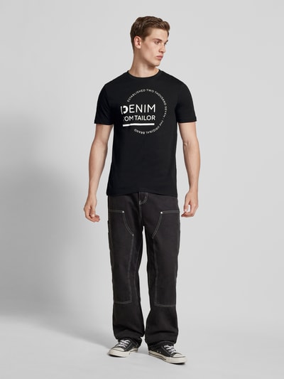 Tom Tailor Denim T-Shirt mit Rundhalsausschnitt Black 1