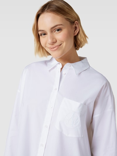 JOOP! Blouse met labelstitching Wit - 3