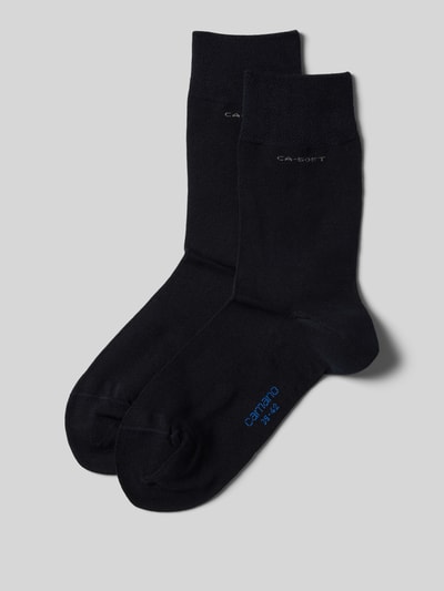 camano Socken im unifarbenen Design im 4er-Pack Marine 1