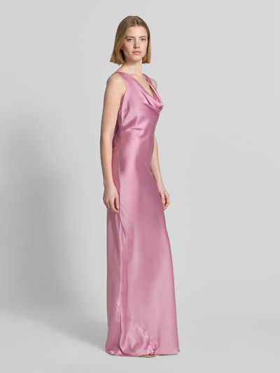 LUXUAR FASHION Abendkleid mit rückseitiger Schnürung Rosa 1