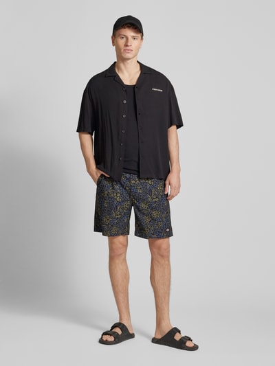 Dickies Regular fit korte broek met all-over print, model 'SALTVILLE' Zwart - 1